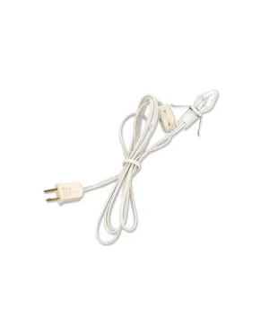 C7 Clear Bulb With White Cord