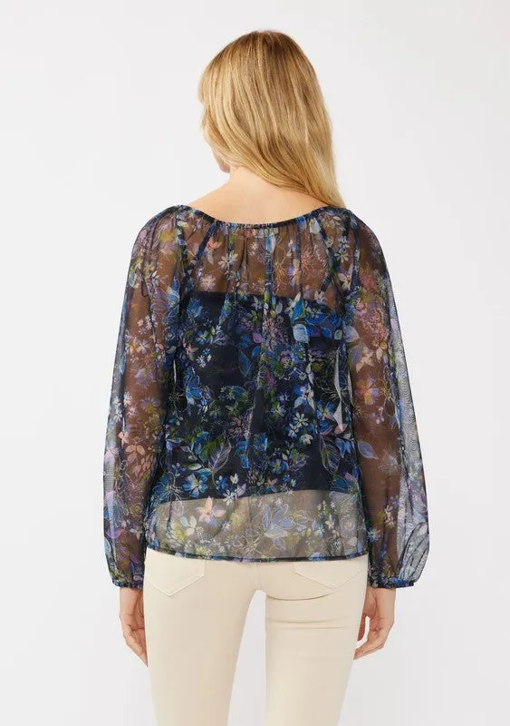 Floral Sheer Blouse