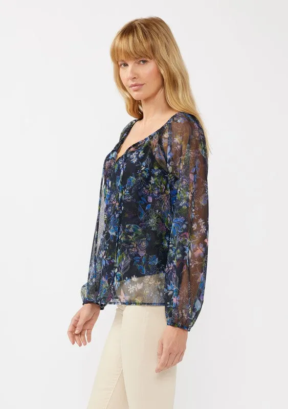 Floral Sheer Blouse