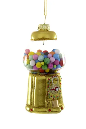 Gilded Gumball Machine Ornament - Gold