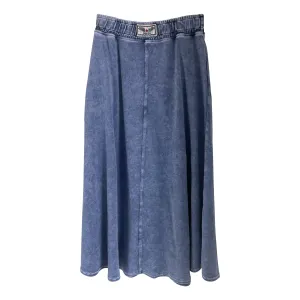 HARDTAIL SPORTY POCKETS MIDI SKIRT