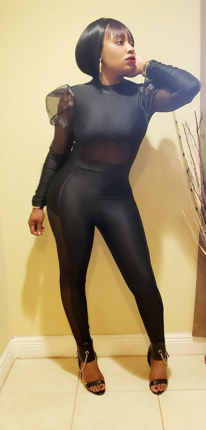 Melanie Sheer Jumpsuit