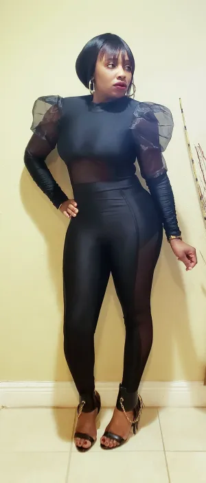 Melanie Sheer Jumpsuit
