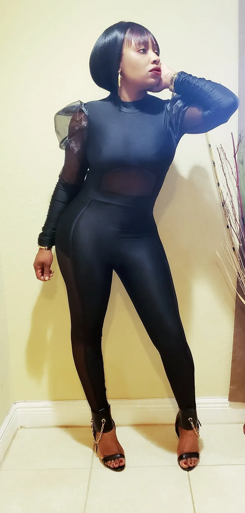 Melanie Sheer Jumpsuit