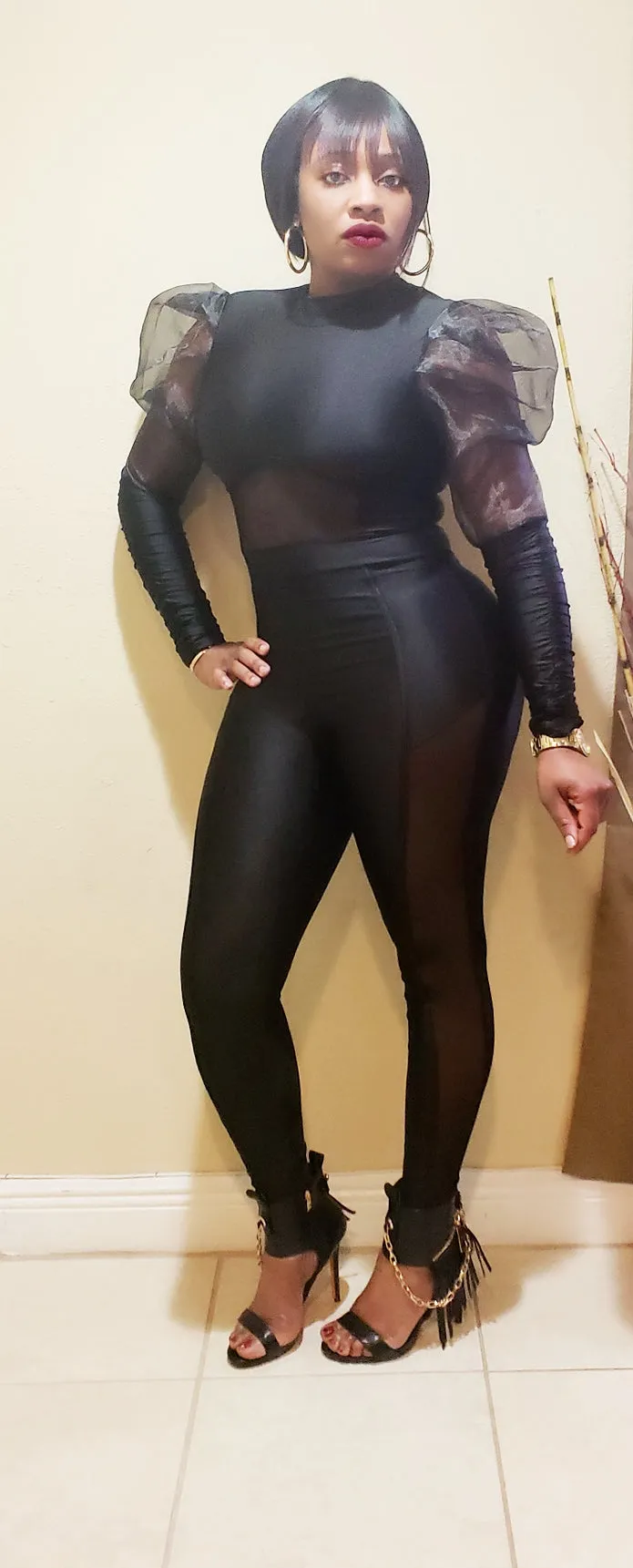 Melanie Sheer Jumpsuit