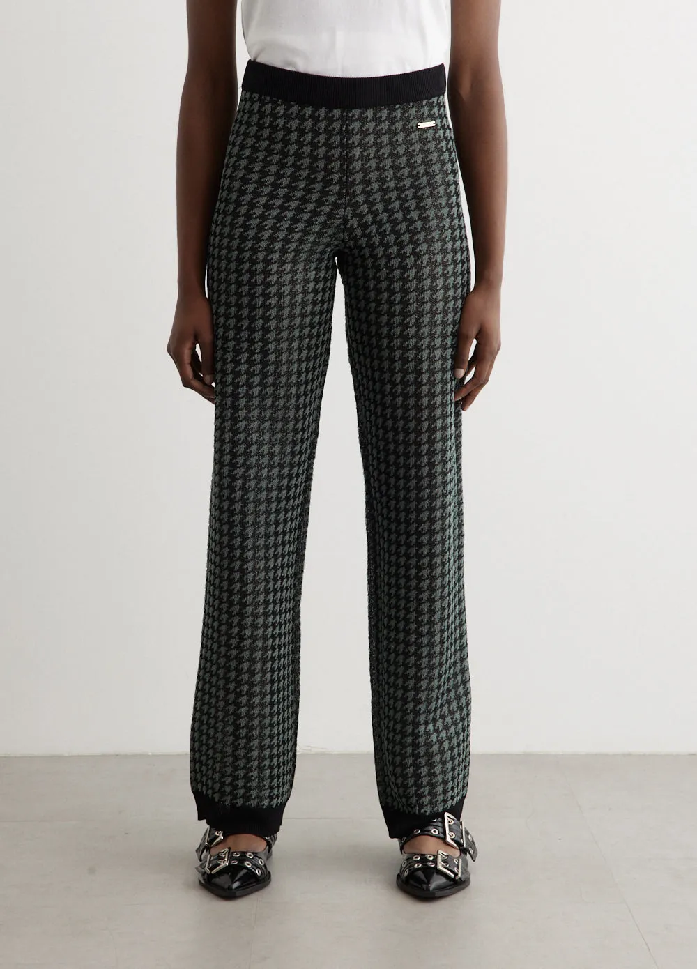 Sheer Jacquard Trousers