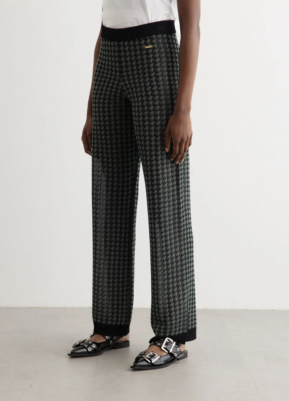 Sheer Jacquard Trousers