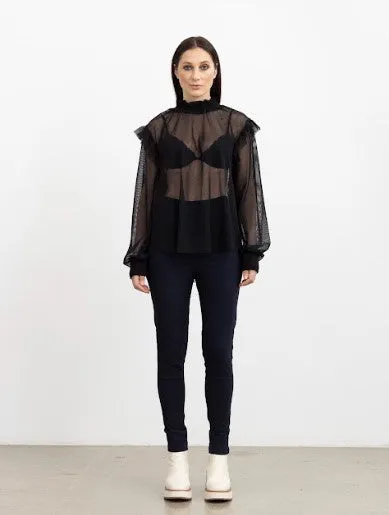Soho Mesh Top - Black