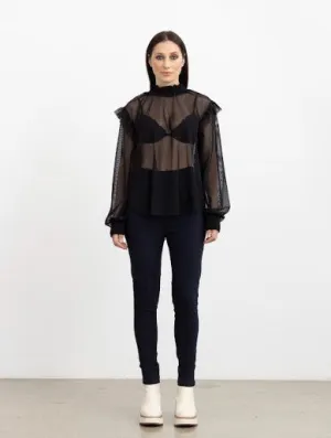 Soho Mesh Top - Black