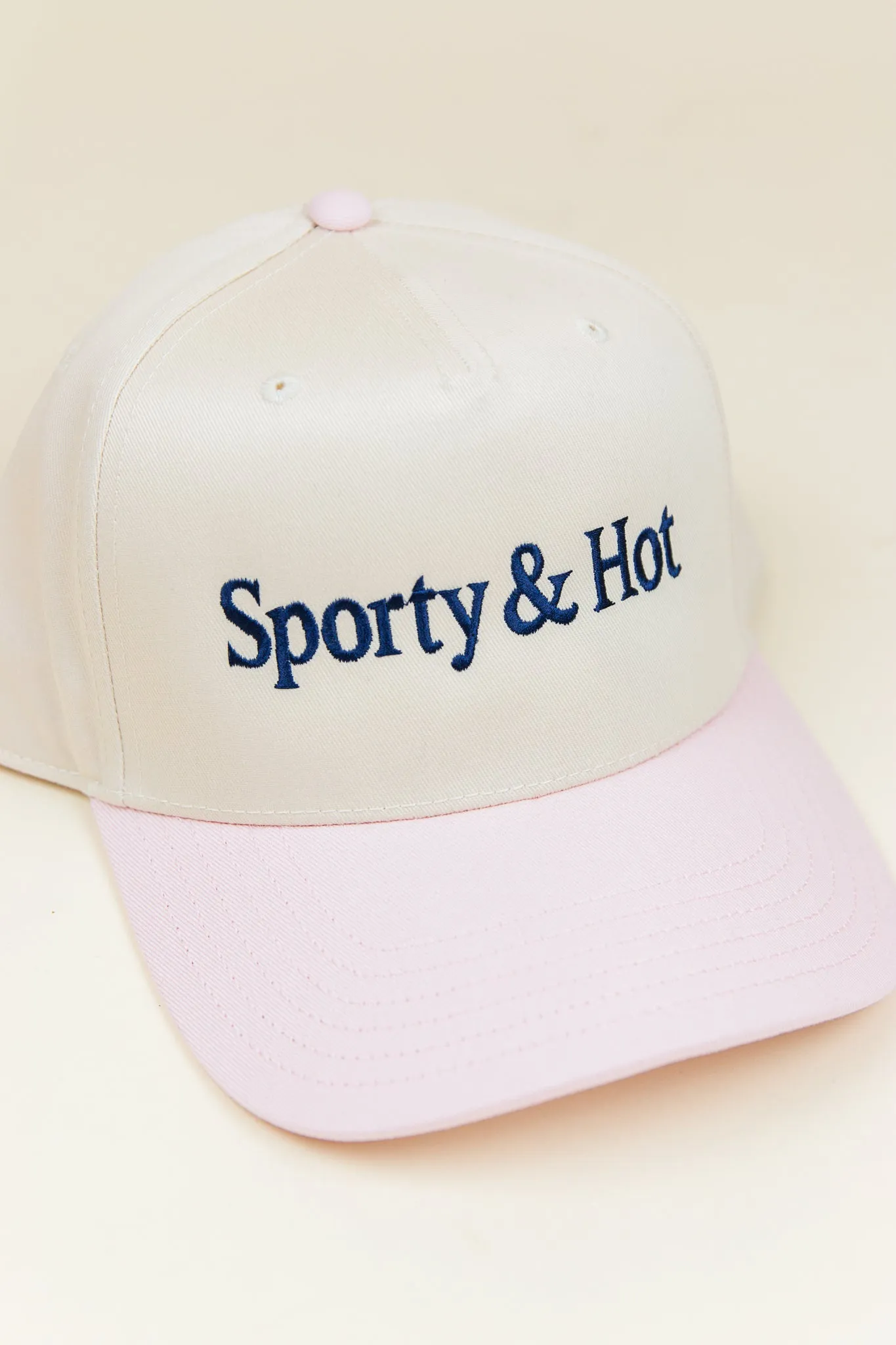 Vintage Hats Sporty & Hot Pink/Cream