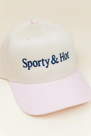 Vintage Hats Sporty & Hot Pink/Cream