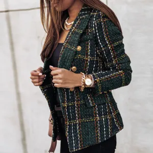 Violet | Stylish Checked Blazer